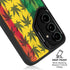 Marijuana Rasta Pattern Galaxy S25 Kickstand Case